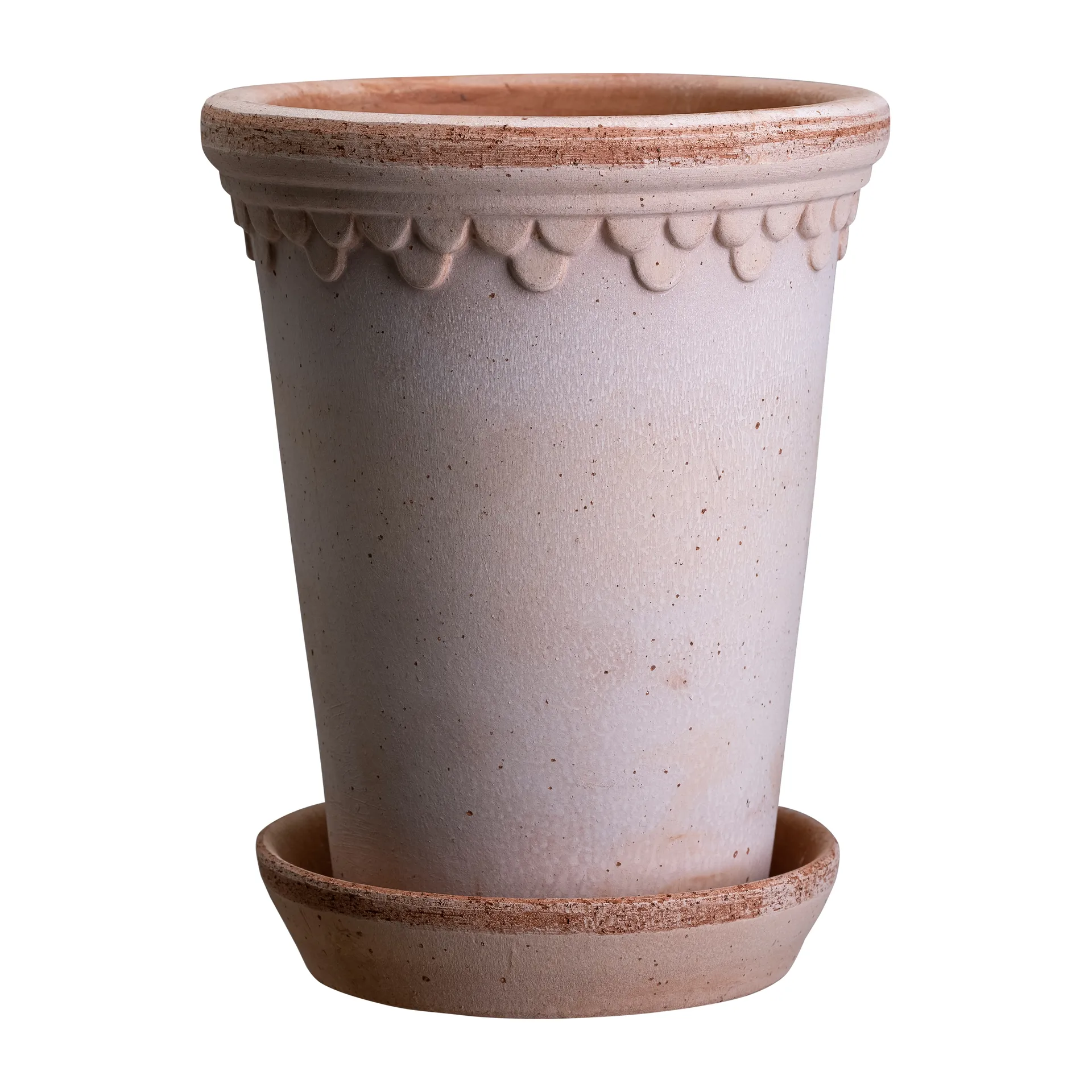 Københavner krukke høj Ø10 cm, Lyserød Bergs Potter
