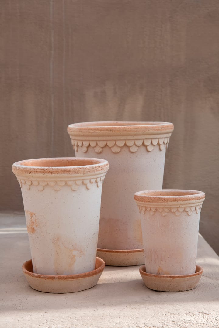 Københavner krukke høj Ø10 cm, Lyserød Bergs Potter