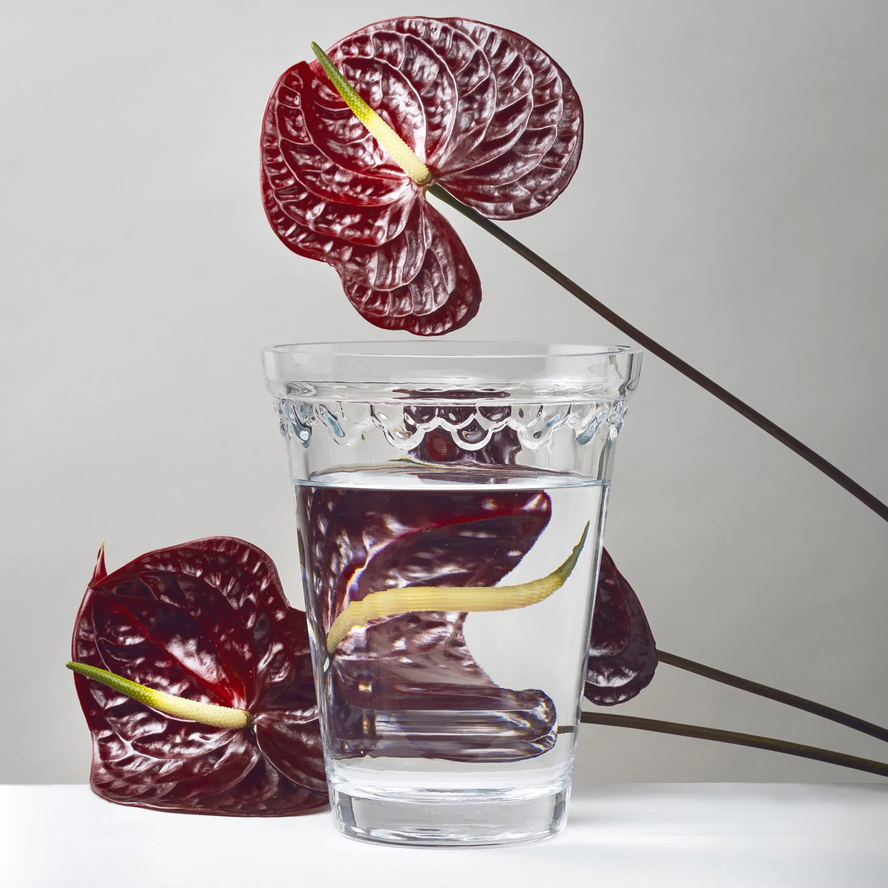 Københavner vase, Klar, 21 cm Bergs Potter