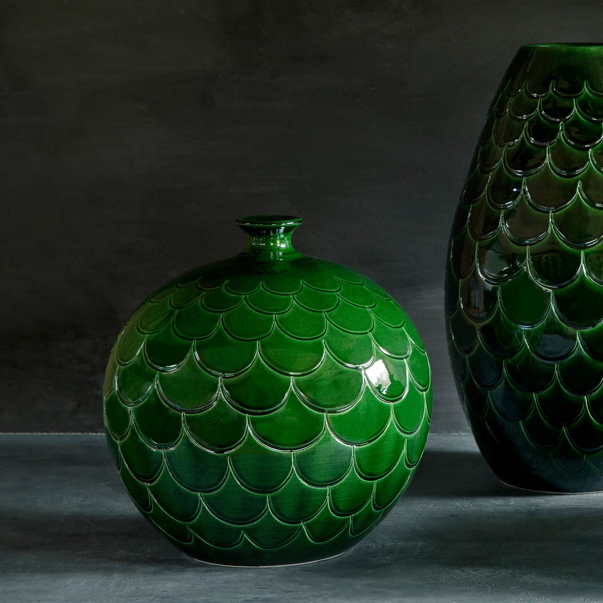 Misty vase 28 cm, Grøn Bergs Potter