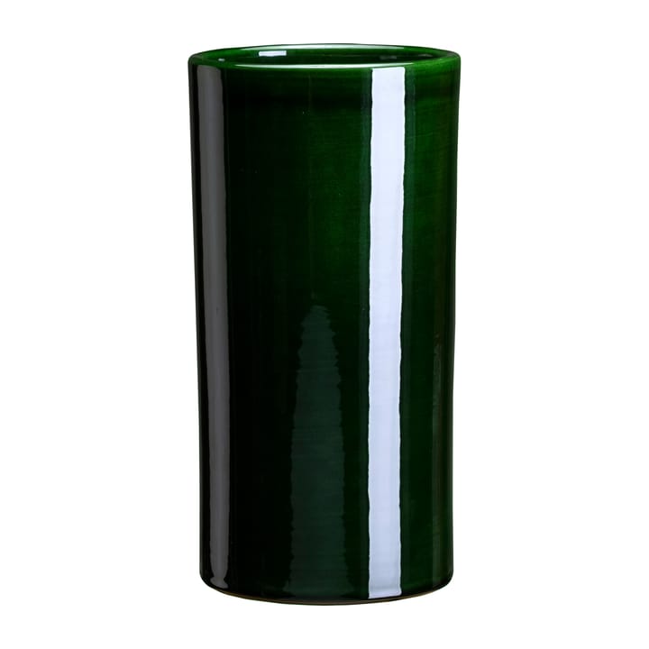 Romeo vase glaseret Ø12 cm - Green - Bergs Potter