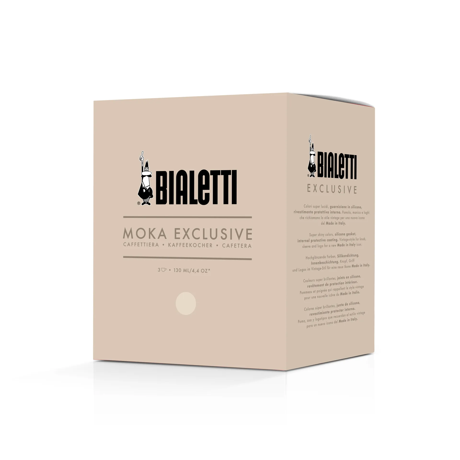 Bialetti eksklusiv mokkakande, Creme, 3 kopper Bialetti