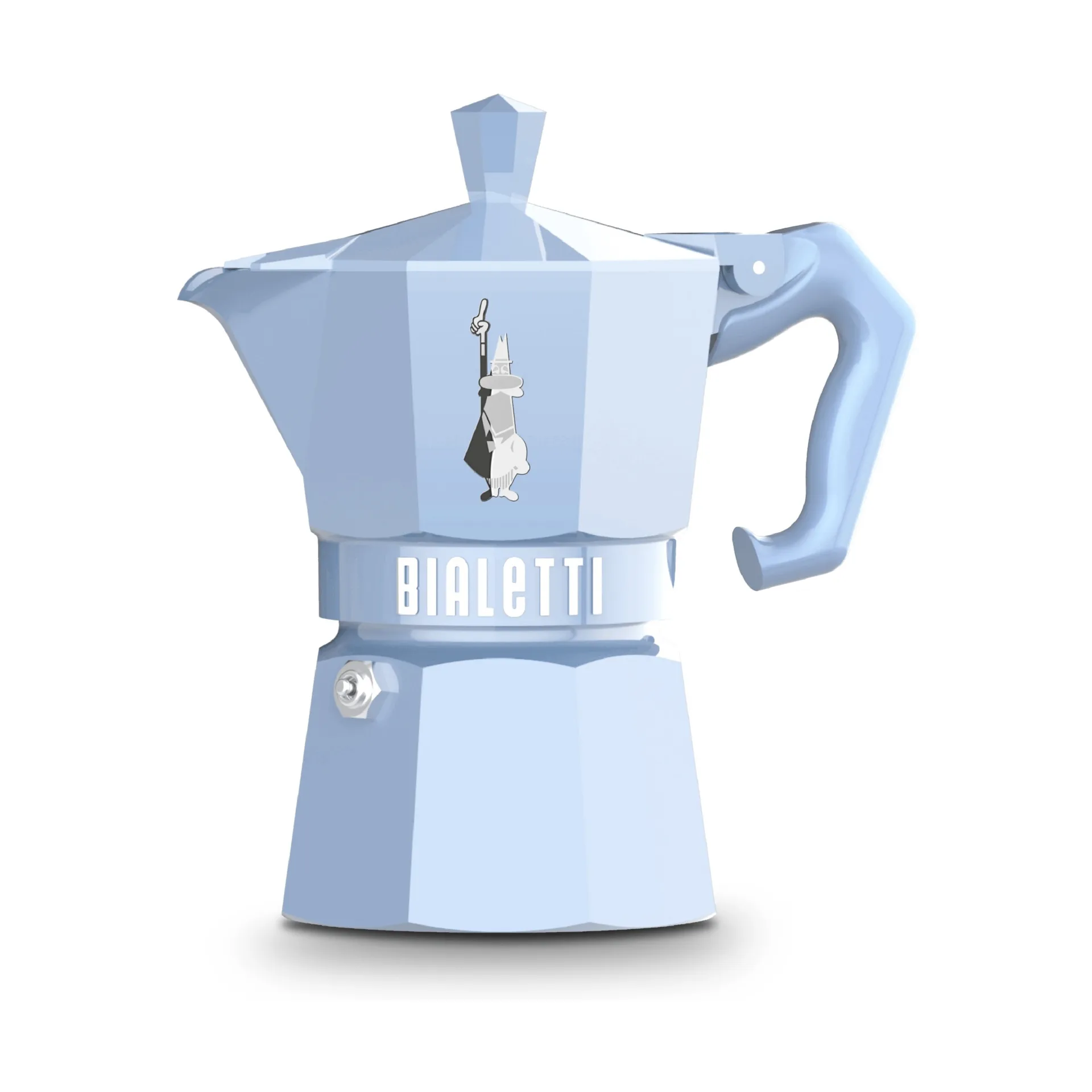 Bialetti eksklusiv mokkakande, Lyseblå, 3 kopper Bialetti