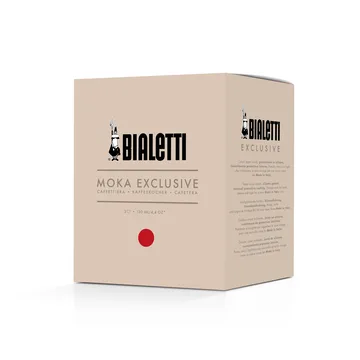 Bialetti eksklusiv mokkakande - Rød, 3 kopper - Bialetti