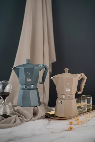 Bialetti Exclusive mokkakande induktion - Beige, 6 kopper - Bialetti