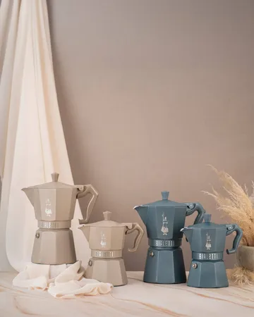 Bialetti Exclusive mokkakande induktion - Grå, 6 kopper - Bialetti