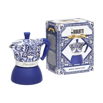Bialetti x Dolce & Gabbana mokkakande induktion - Mediterraneo, 4 kopper - Bialetti