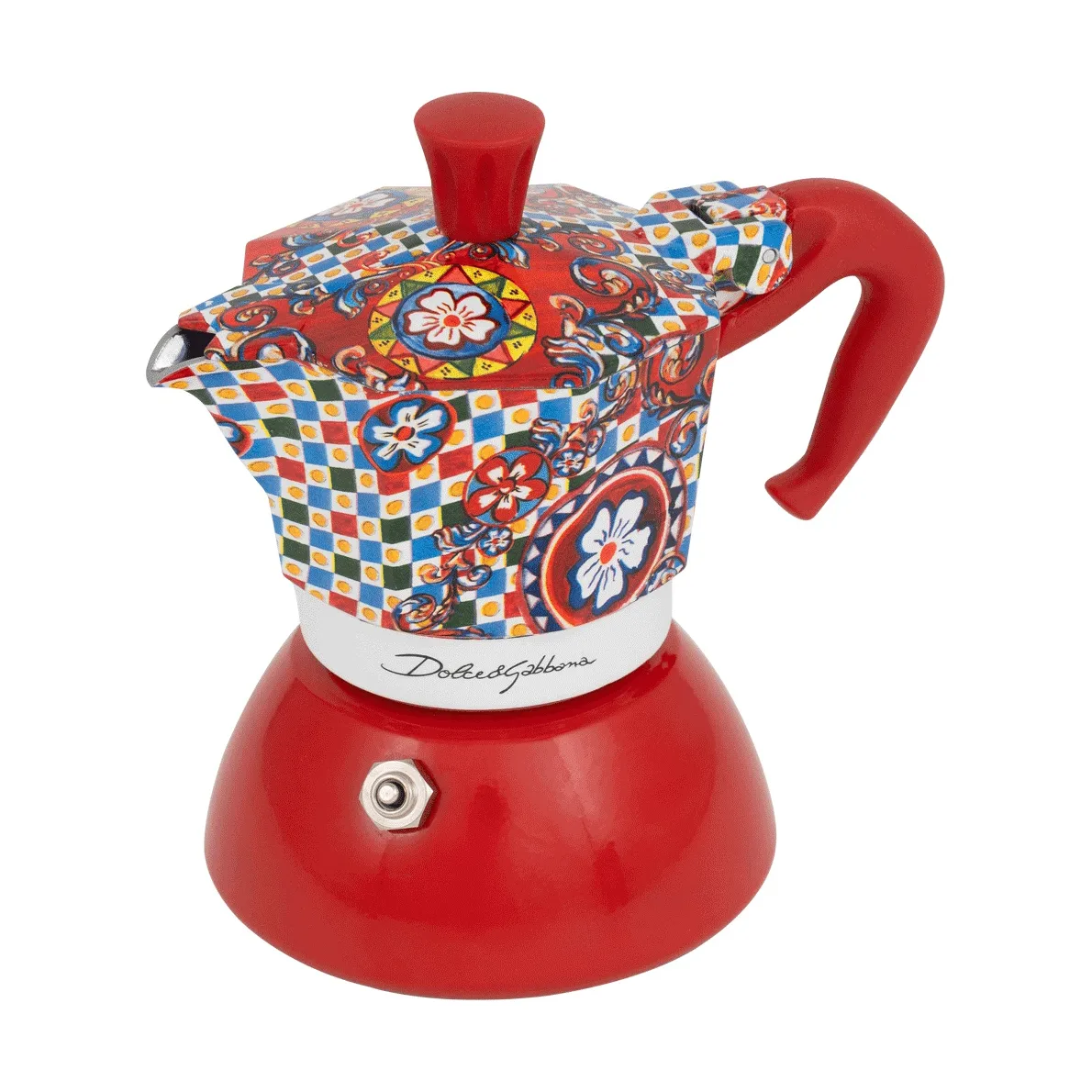 Bialetti x Dolce & Gabbana mokkakande induktion, Sicilian cart, 2 kopper Bialetti