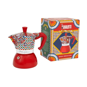 Bialetti x Dolce & Gabbana mokkakande induktion - Sicilian cart, 4 kopper - Bialetti