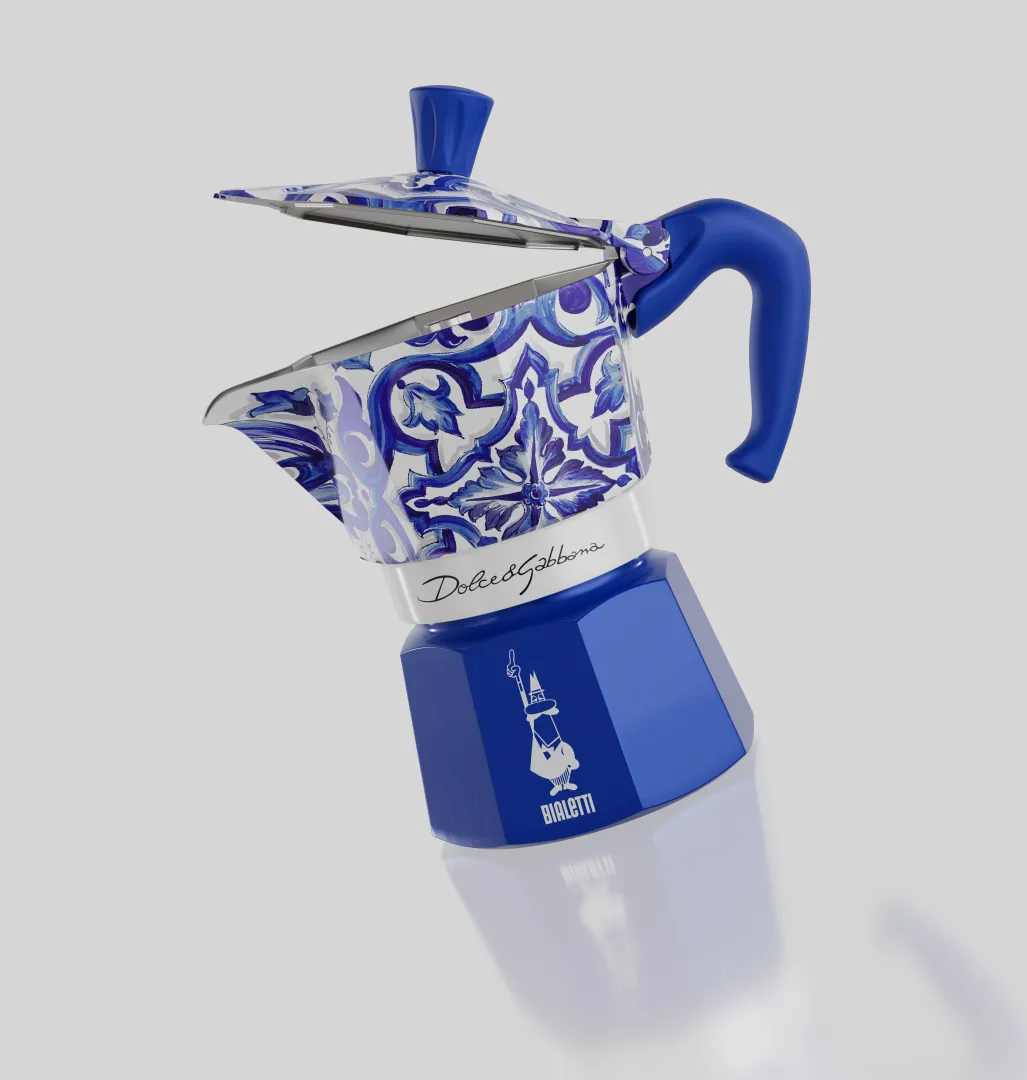 Bialetti x Dolce & Gabbana mokkakande, Mediterraneo, 3 kopper Bialetti