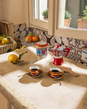 Bialetti x Dolce & Gabbana mokkakande - Sicilian cart, 6 kopper - Bialetti