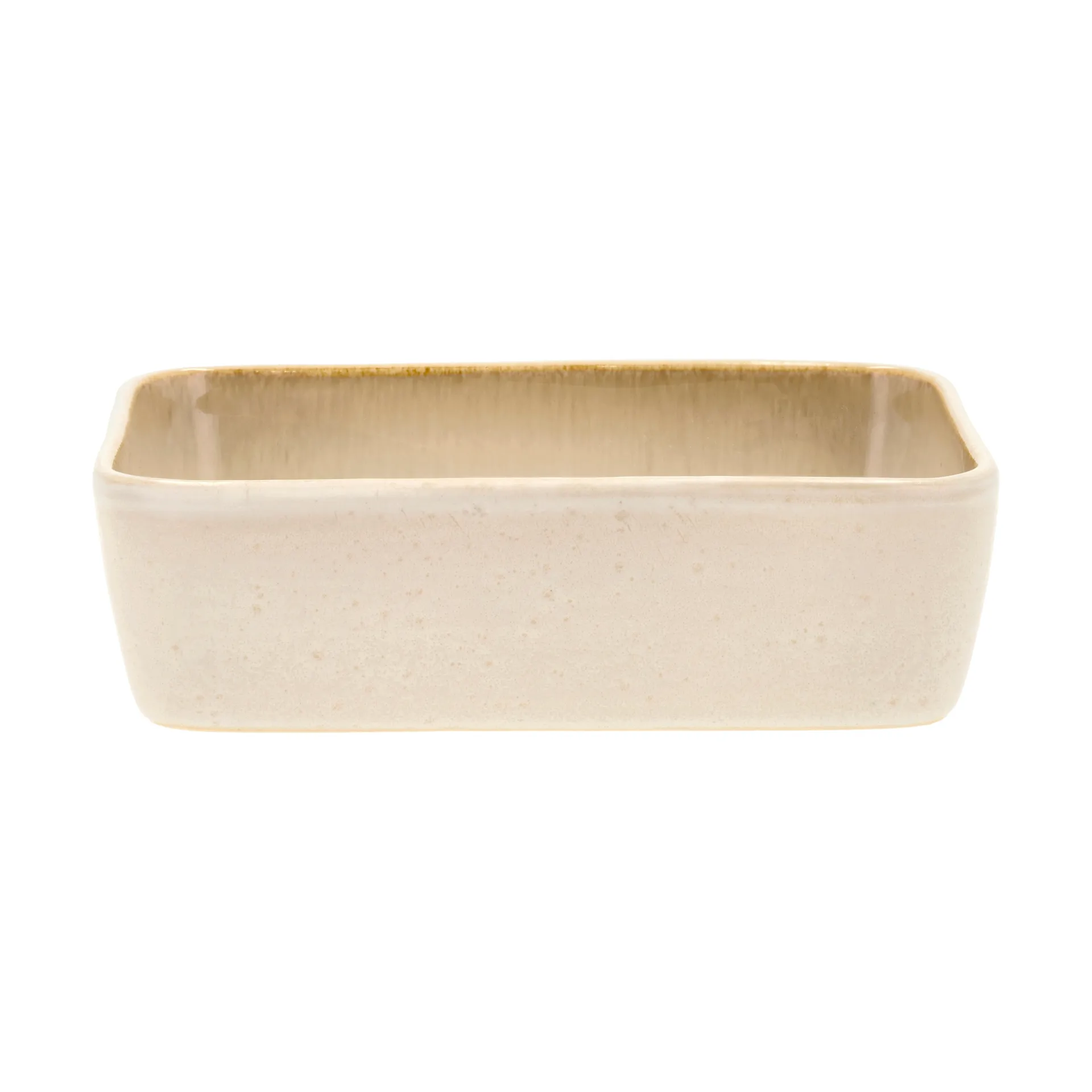 Bitz fad rektangulært 14x19 cm, Cream white Bitz