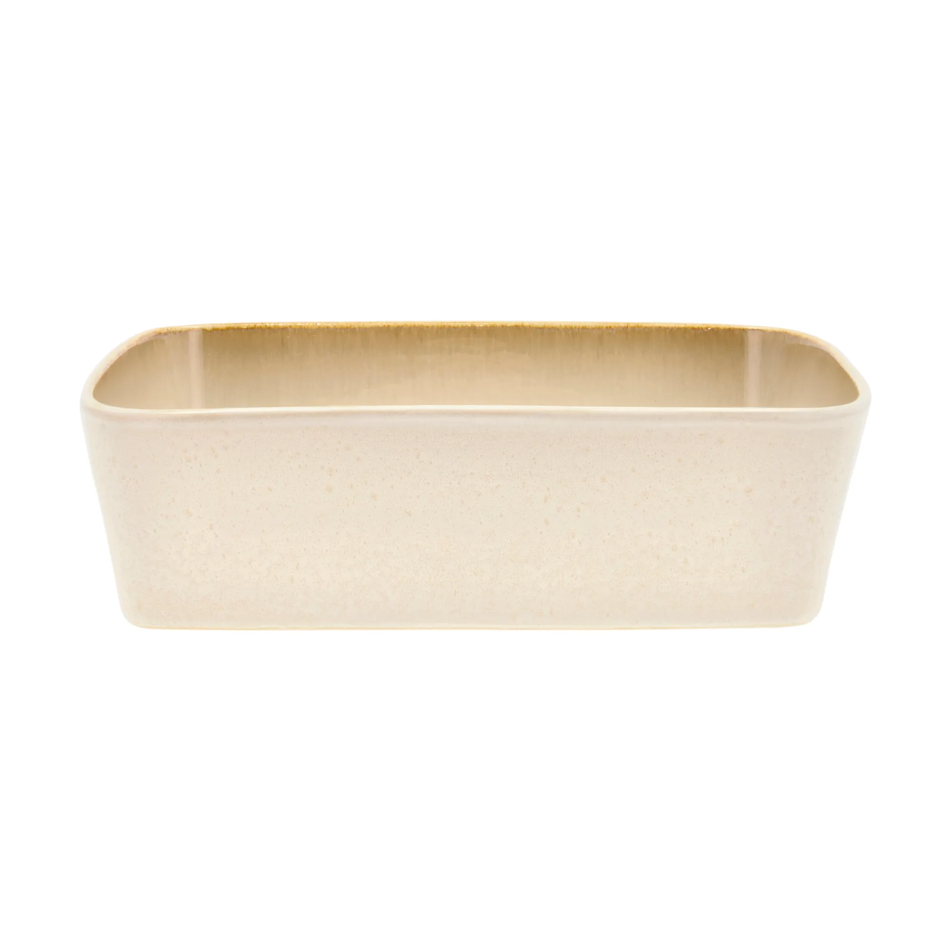 Bitz fad rektangulært 21x28 cm, Cream white Bitz