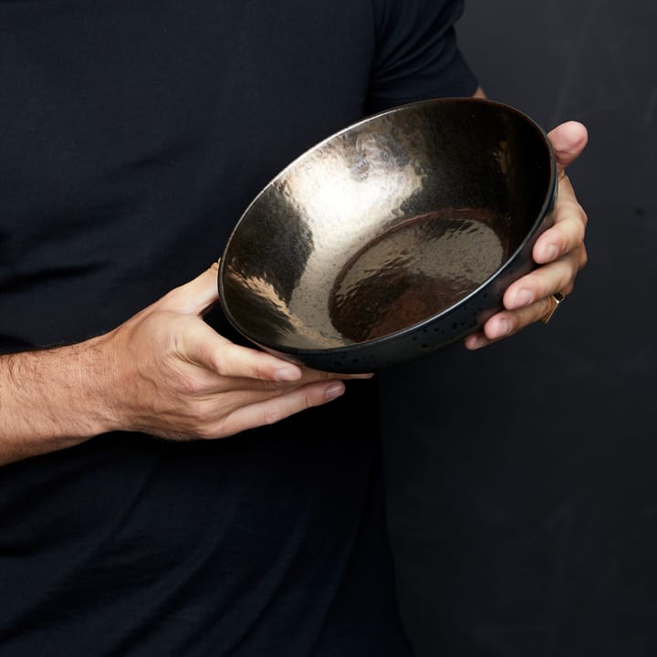 Bitz salatskål 4 cm, Sort/Bronze Bitz