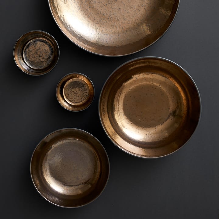 Bitz salatskål 4 cm, Sort/Bronze Bitz