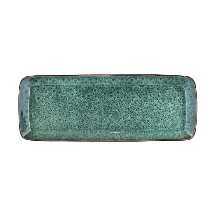 Bitz serveringsfad 38x14 cm, Sort-grøn Bitz