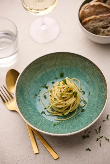 Bitz skål gastro Ø12 cm - Hvid-grøn - Bitz