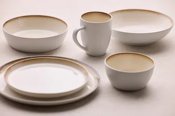 Bitz suppeskål Ø 18 cm - Hvid-cremehvid - Bitz