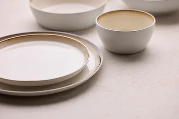 Bitz tallerken gastro Ø 21 cm - Hvid-cremehvid - Bitz