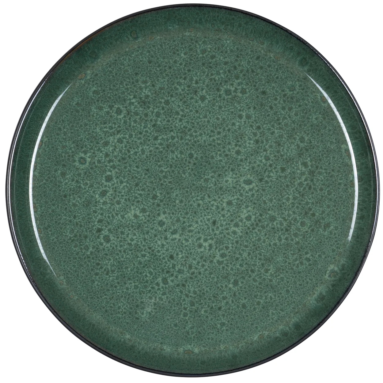 Bitz Bitz tallerken gastro Ø27 cm Sort/Grøn