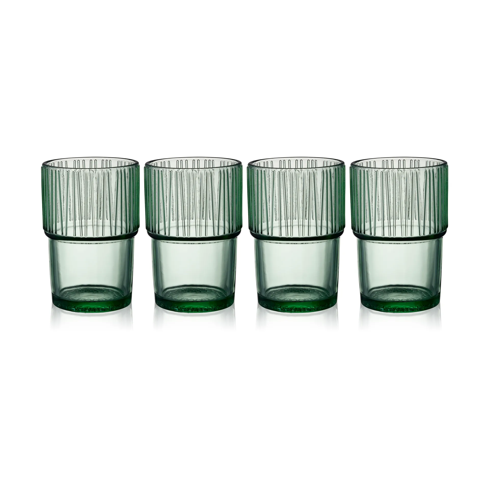 Kusintha caféglas 38 cl 4-pak, Green Bitz