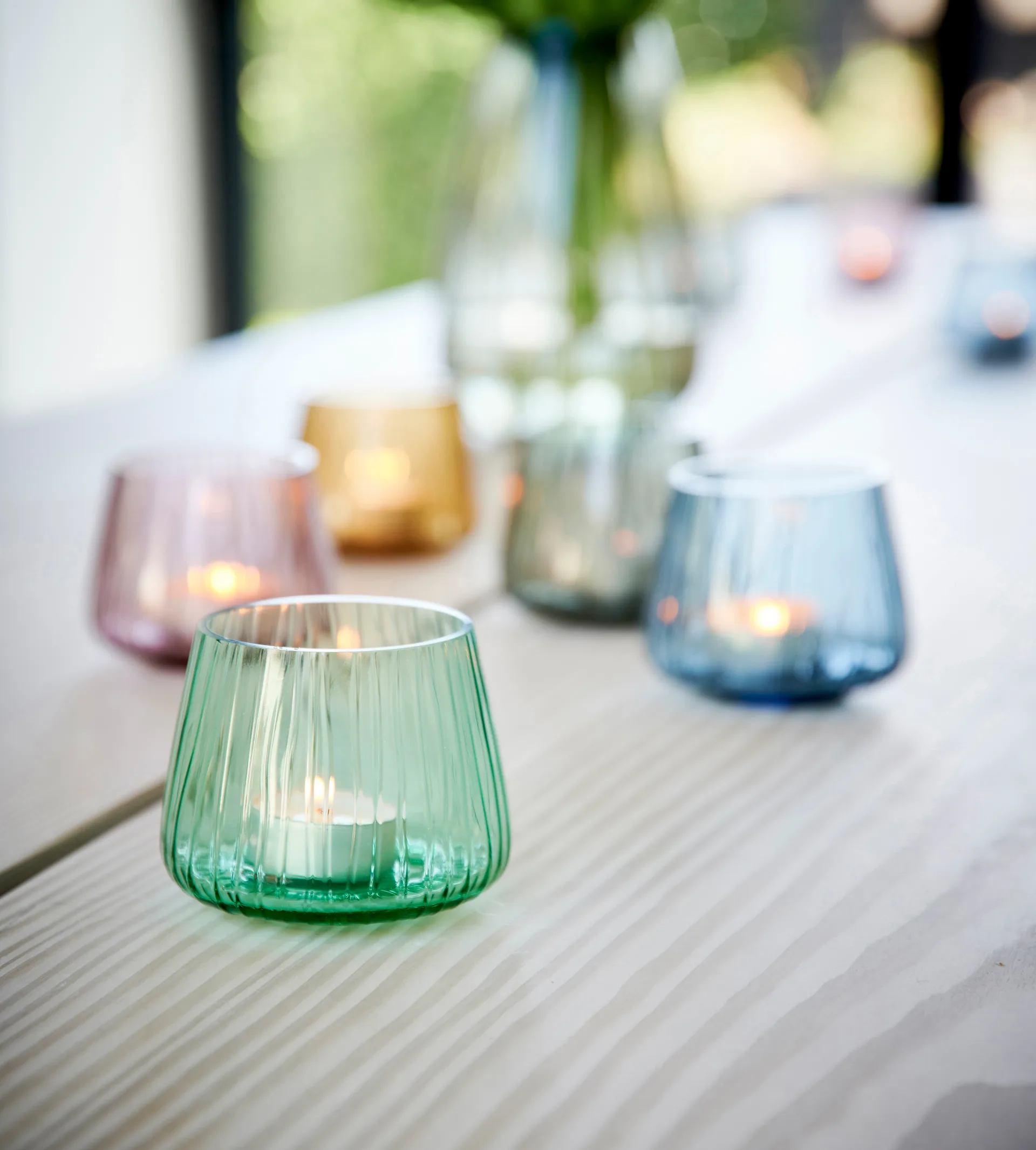 Kusintha fyrfadsstage 7,5 cm 2-pak, Amber Bitz