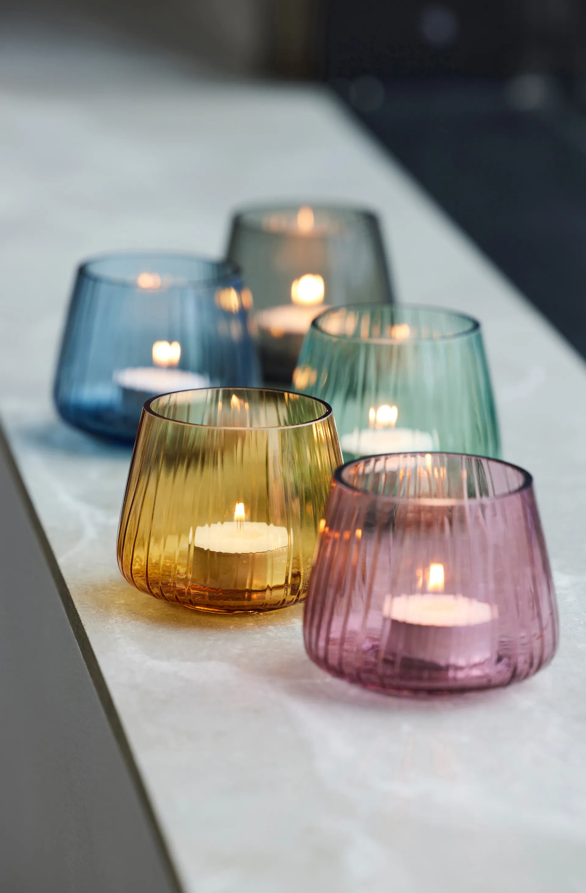 Kusintha fyrfadsstage 7,5 cm 2-pak, Smoke Bitz