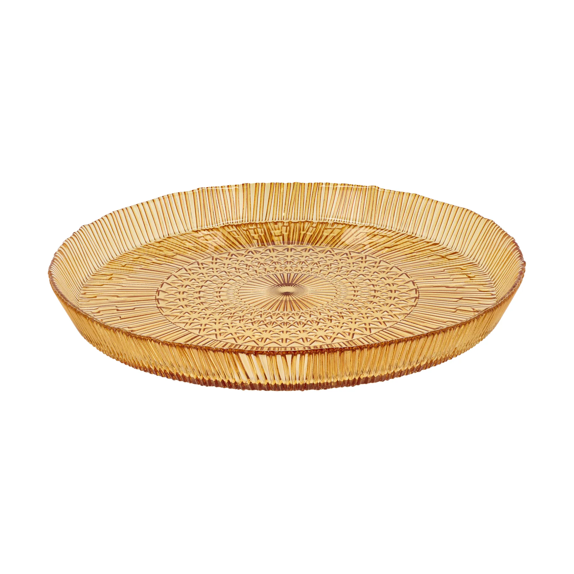 Kusintha serveringsfad rundt Ø30 cm, Amber Bitz