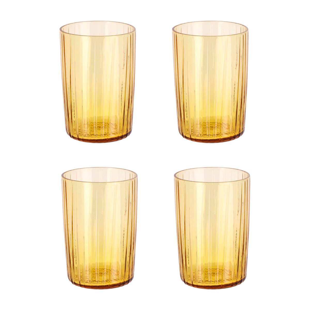 Bitz Kusintha vandglas 28 cl 4-pak Amber