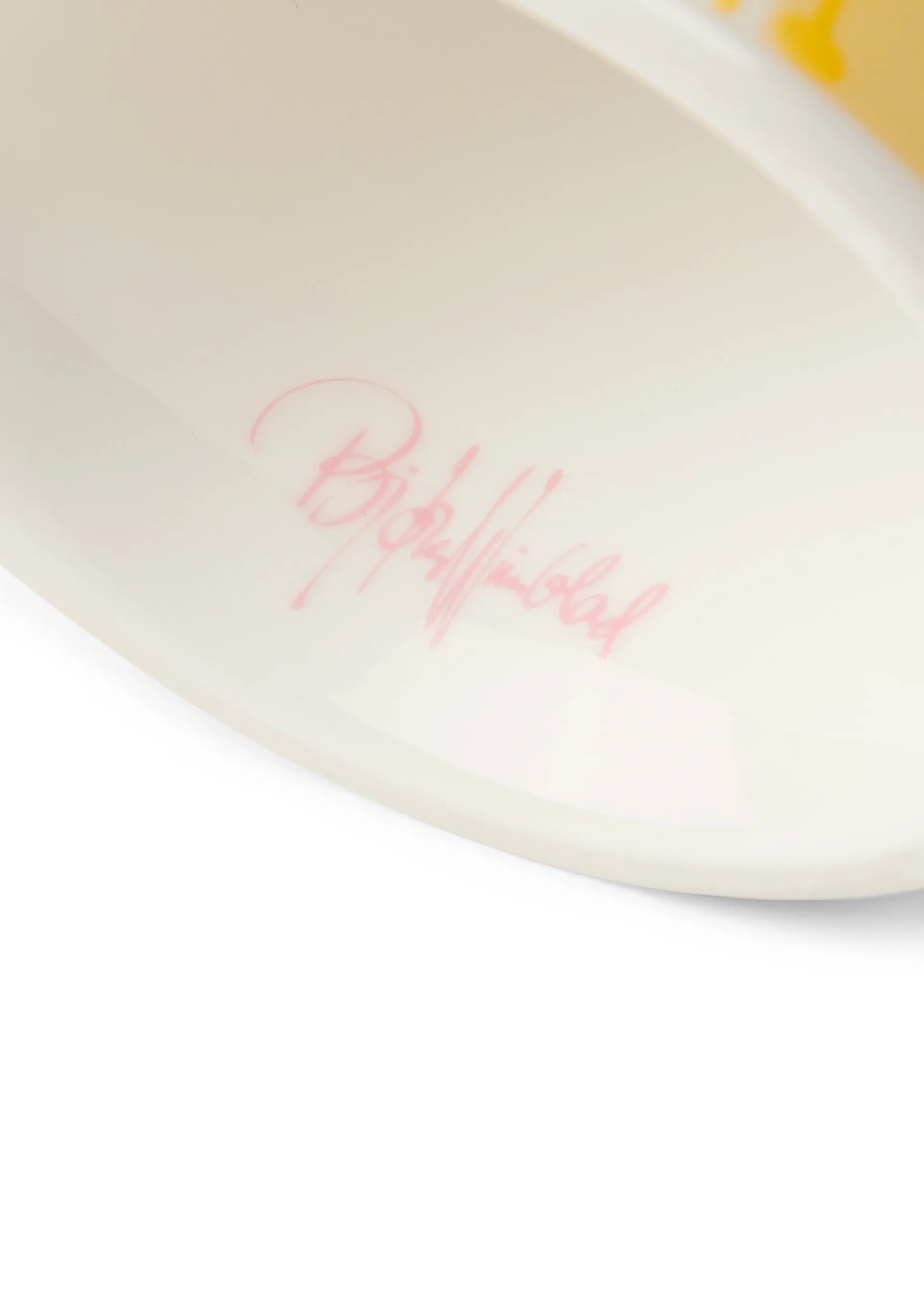 Eva lysestage Ø6,5 cm 2-pak, Gul-lavendel Bjørn Wiinblad