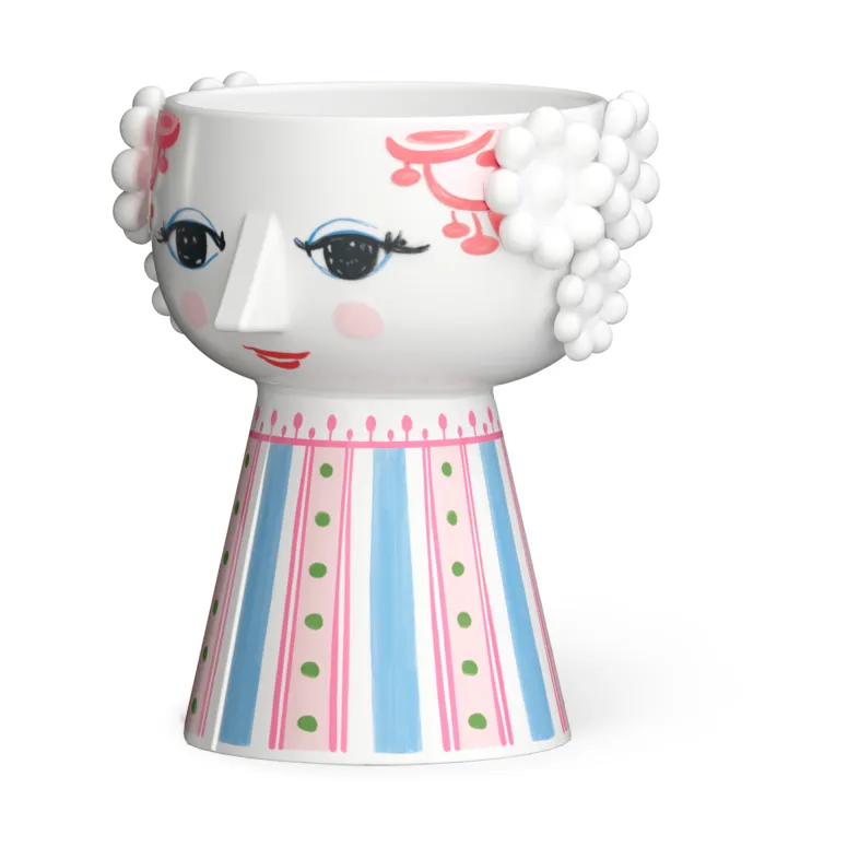 Eva lysestage 9,5 cm, Lyserød Bjørn Wiinblad