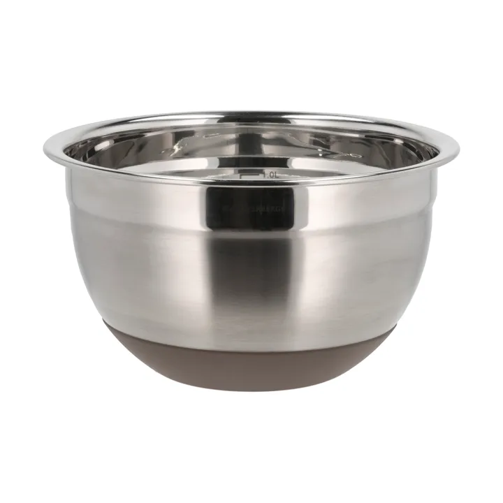 Blandingsskål med silikonebund latte - 1,5 liter - Blomsterbergs