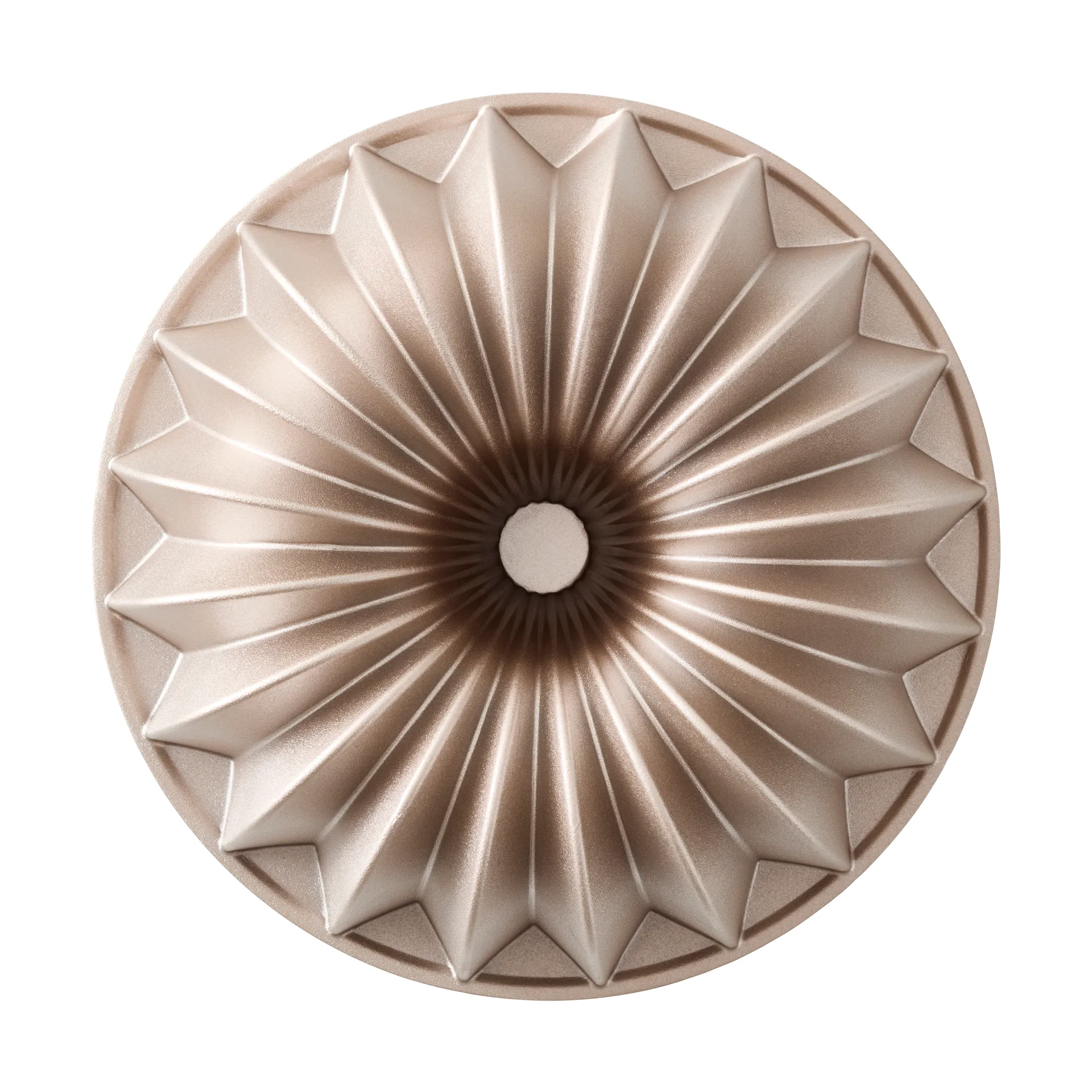 Blomsterbergs bundt-kageform slice 24x10 cm, Rose gold Blomsterbergs