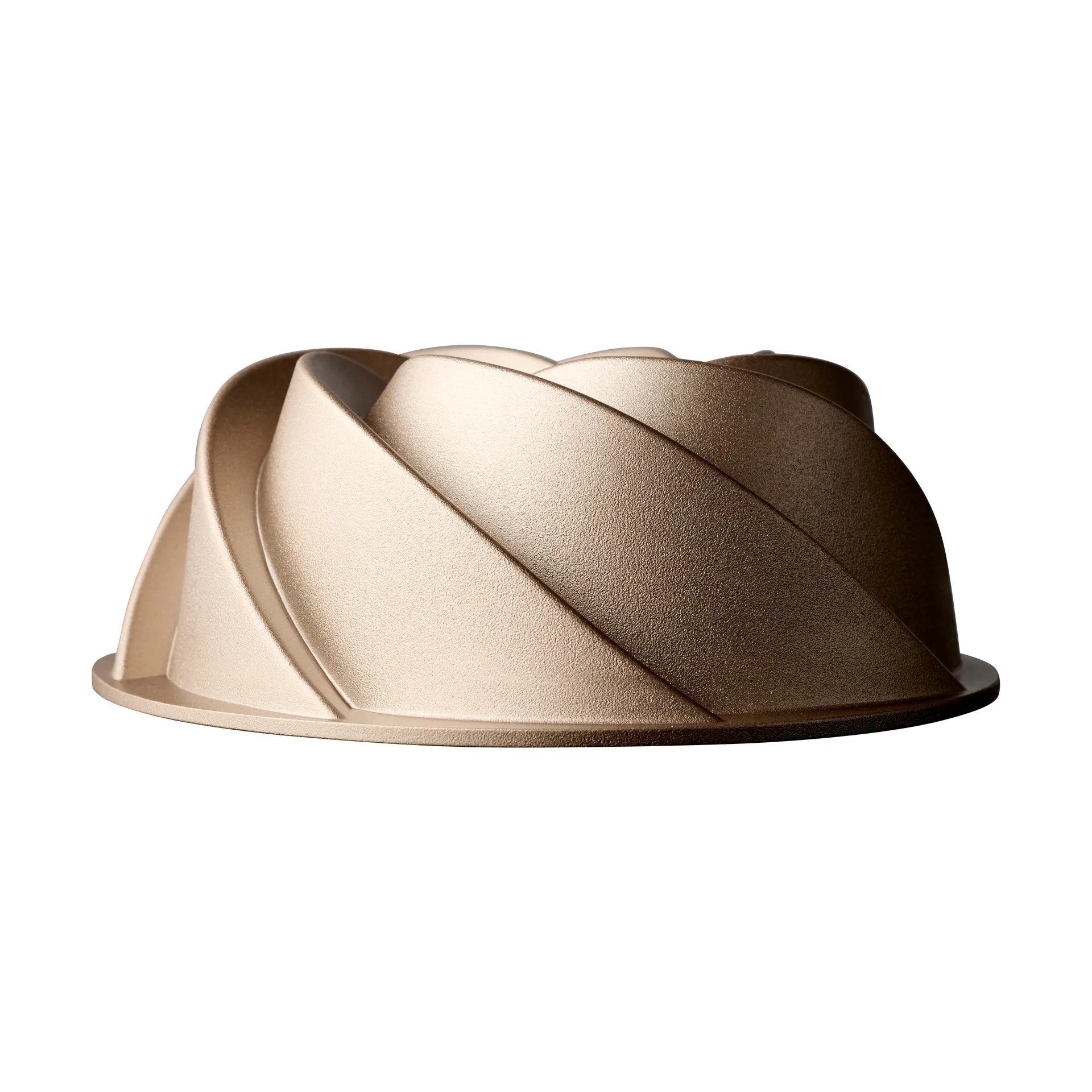 Blomsterbergs bundt-kageform swirl 24x9 cm, Rose gold Blomsterbergs