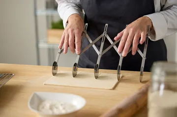 Blomsterbergs dejspore med 5 hjul - Stål - Blomsterbergs