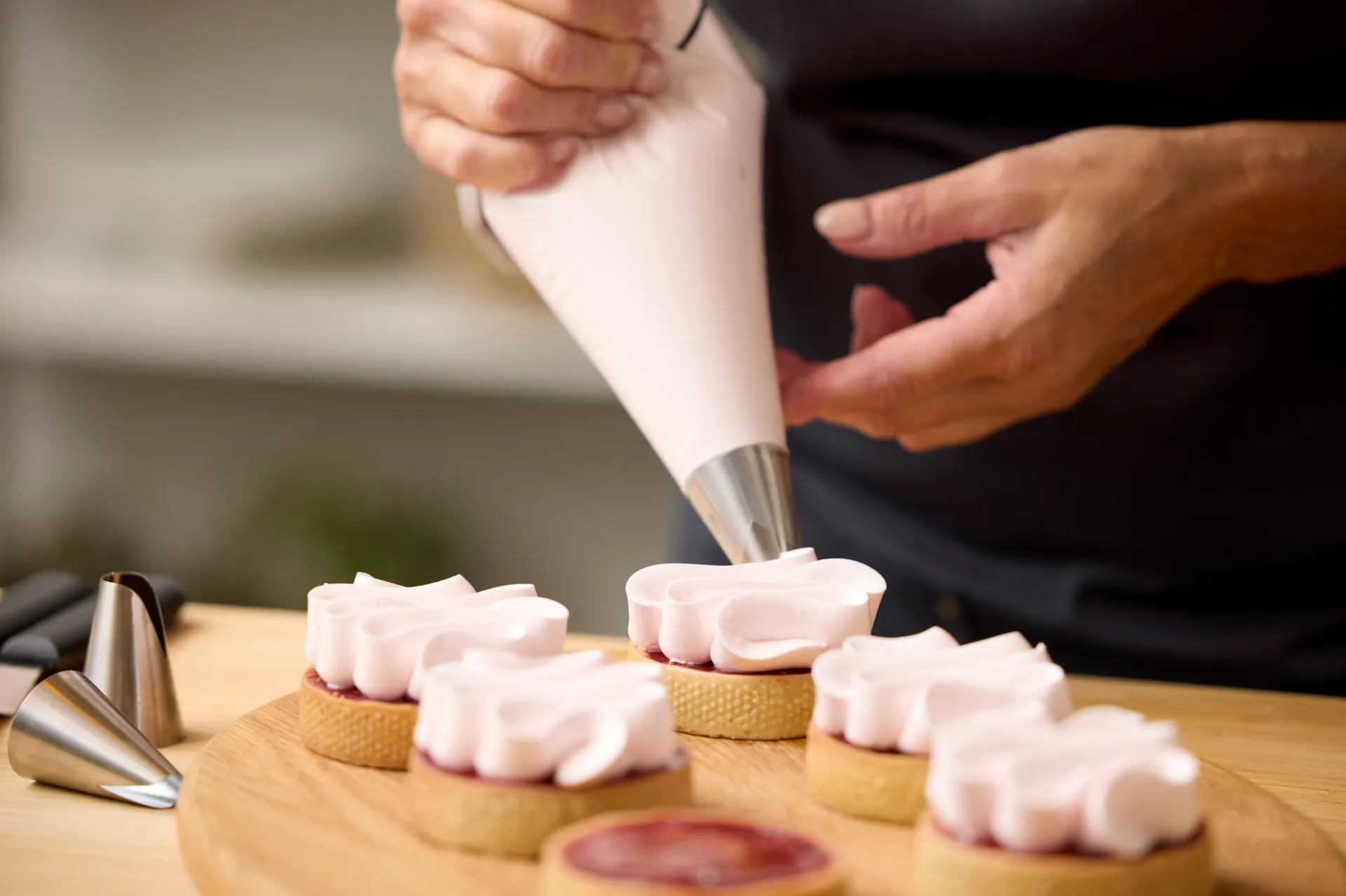 Blomsterbergs saint honoré tyllesæt 3-dele, Stål Blomsterbergs