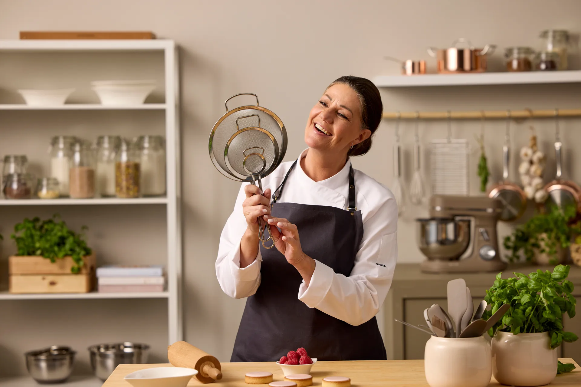Blomsterbergs trådsigte stål, 6 cm Blomsterbergs