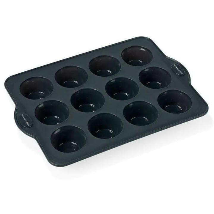 Muffinforme silikone 12 stk - Grå - Blomsterbergs