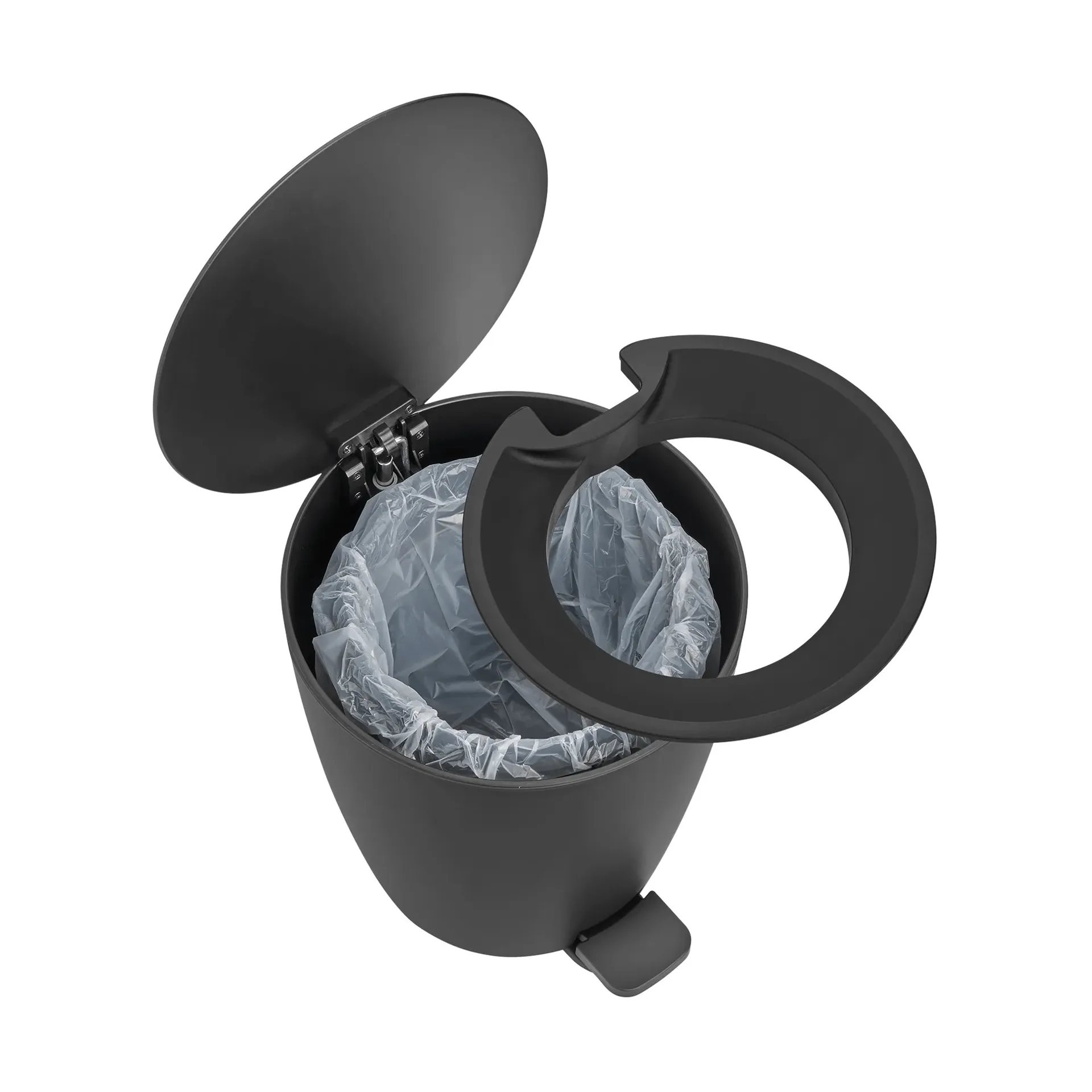 Ava pedalspand, Black, 3 L blomus