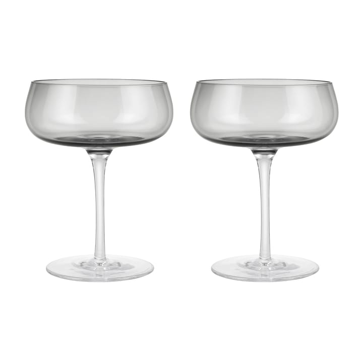 Belo champagneglas coupe 20 cl 2-pak, Smoke blomus