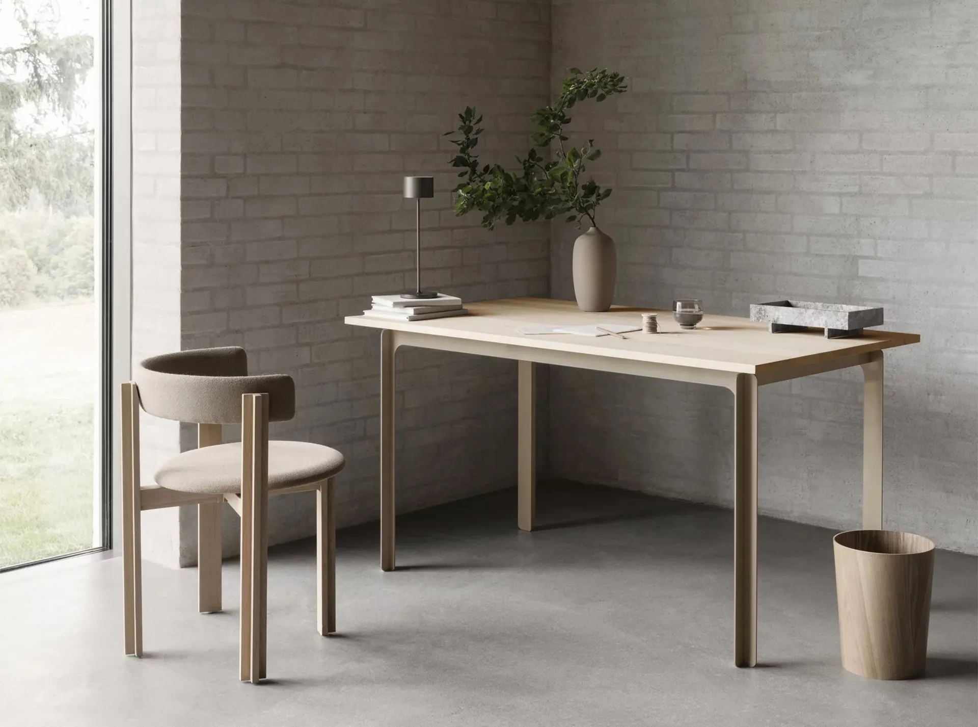 Farol mobil LED-lampe 33 cm, Burned Metal blomus