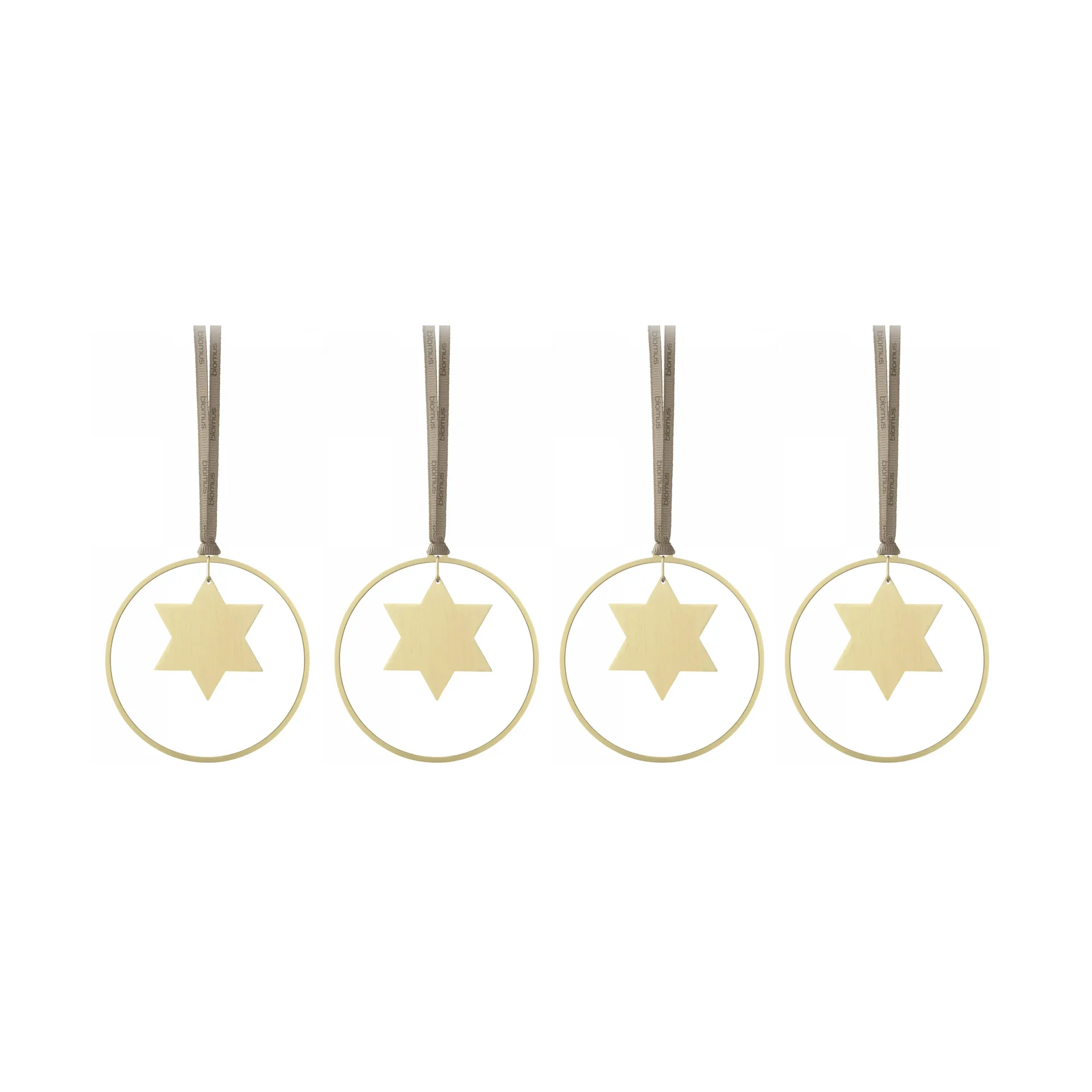 KITAI juleophæng 8,5 cm 4-pak, Stars blomus