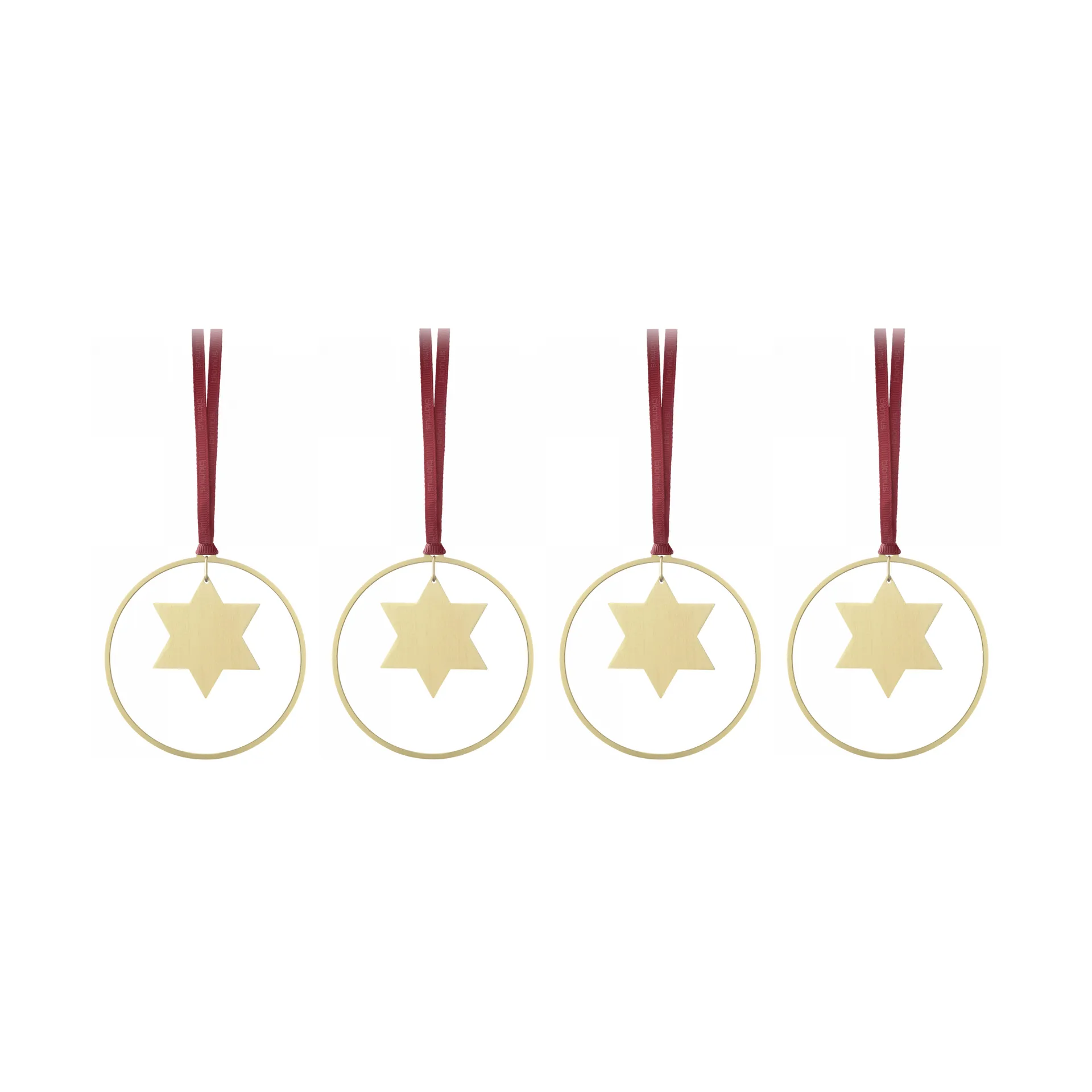 KITAI juleophæng 8,5 cm 4-pak, Stars blomus