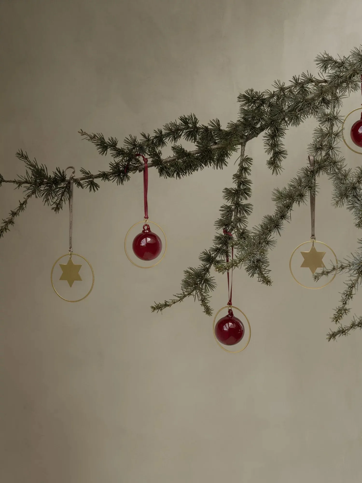 KITAI juleophæng 8,5 cm 4-pak, Stars blomus