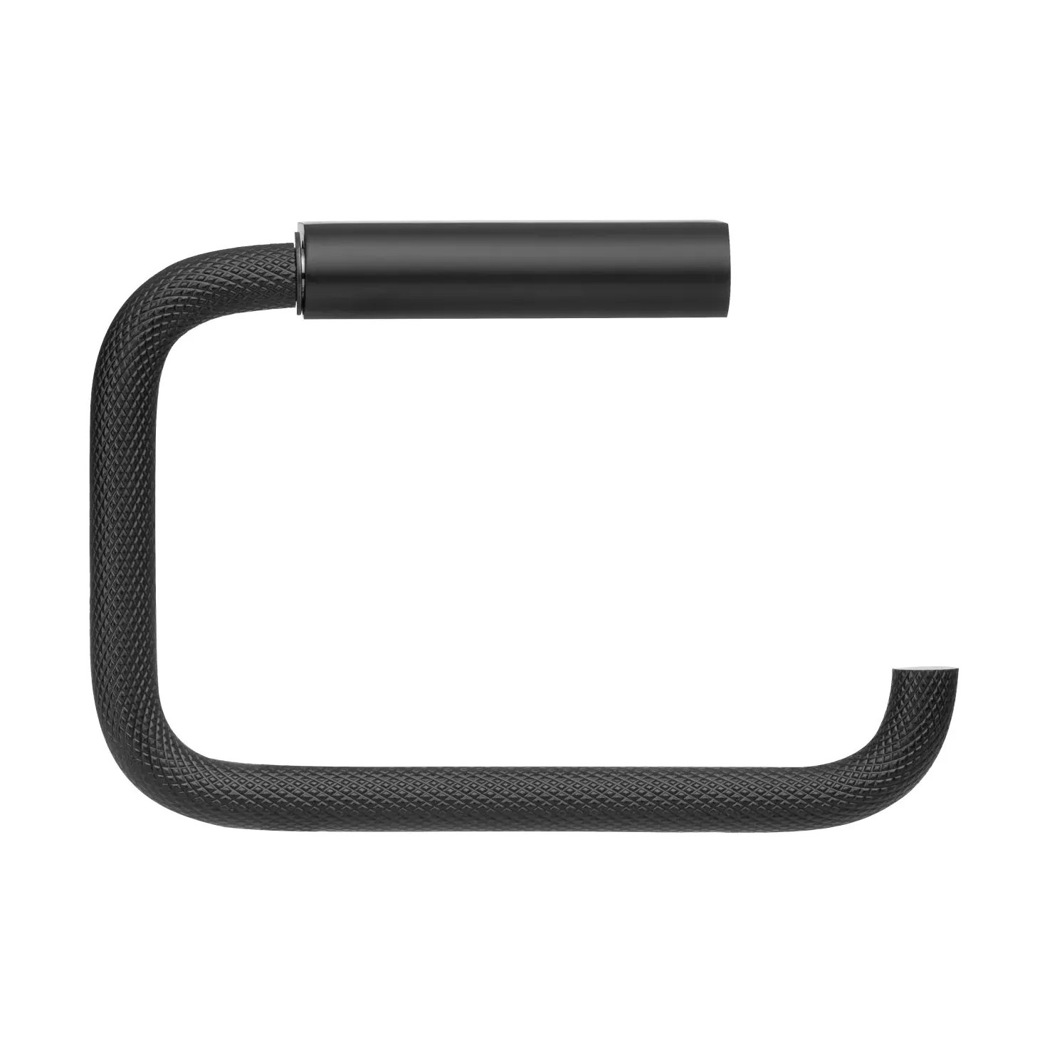Modo Rof toiletpapirholder, Black, 9x13 cm blomus