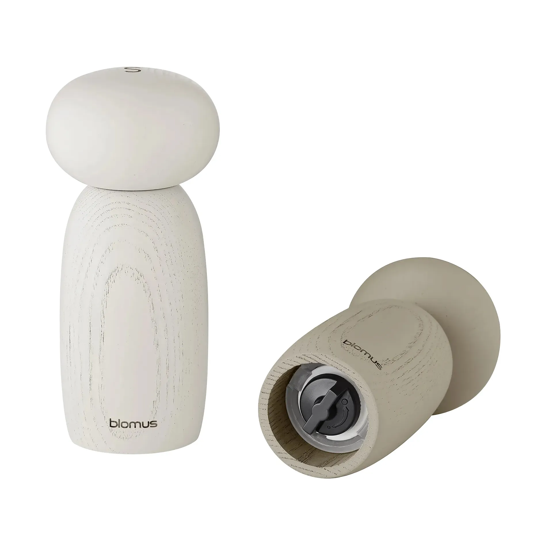 Moli Salt- og peberkværnsæt 13 cm, Moonbeam blomus