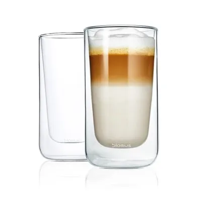 blomus Nero isolerende latte macchiato-glas – 2 stk. Klar