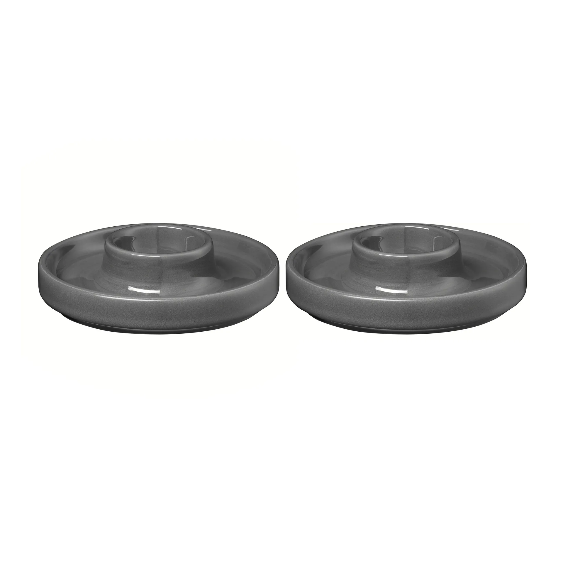 Pilar æggebæger Ø10,4 cm 2-pak, Pewter blomus