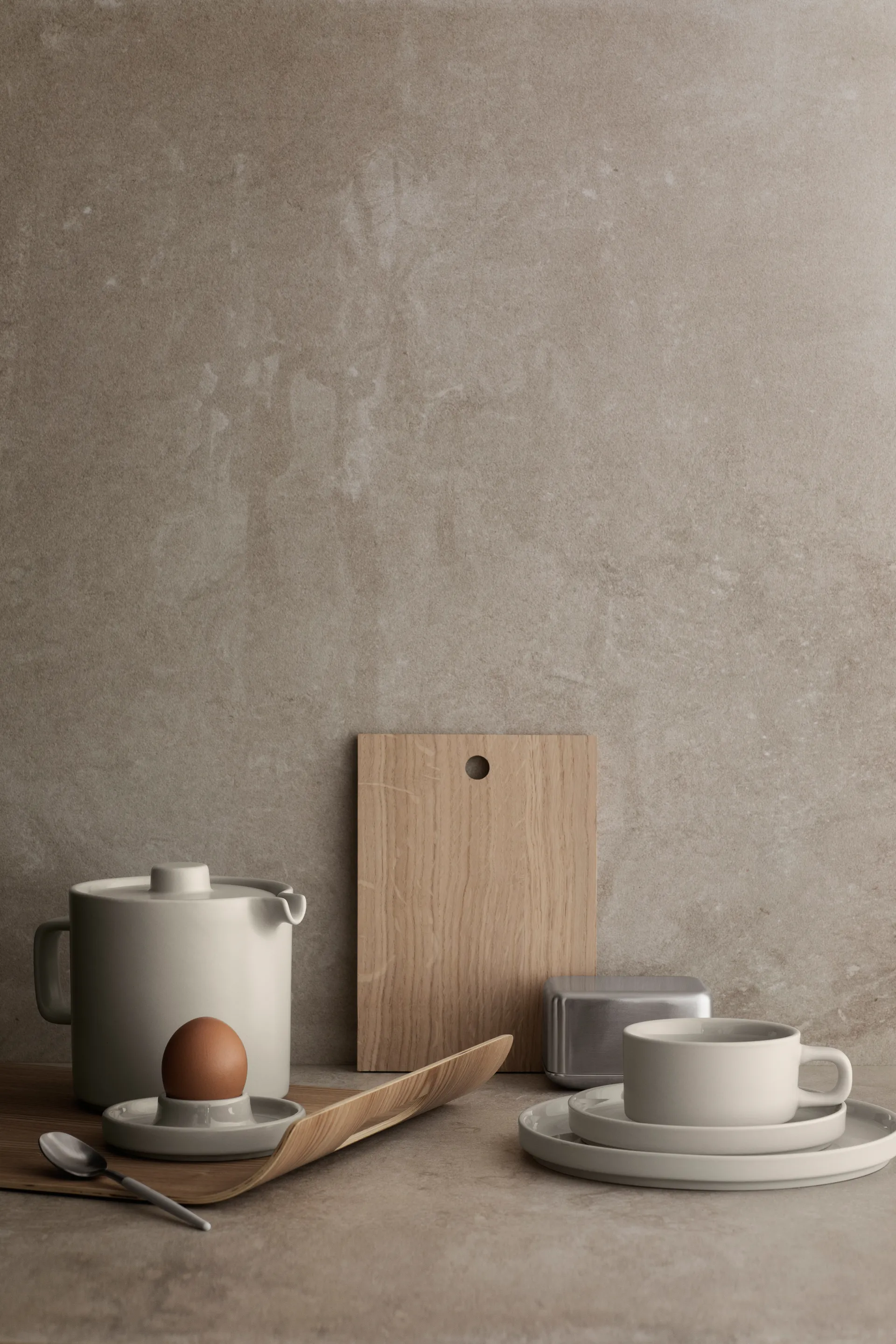 Pilar middagstallerken – Ø27 cm, Moonbeam blomus