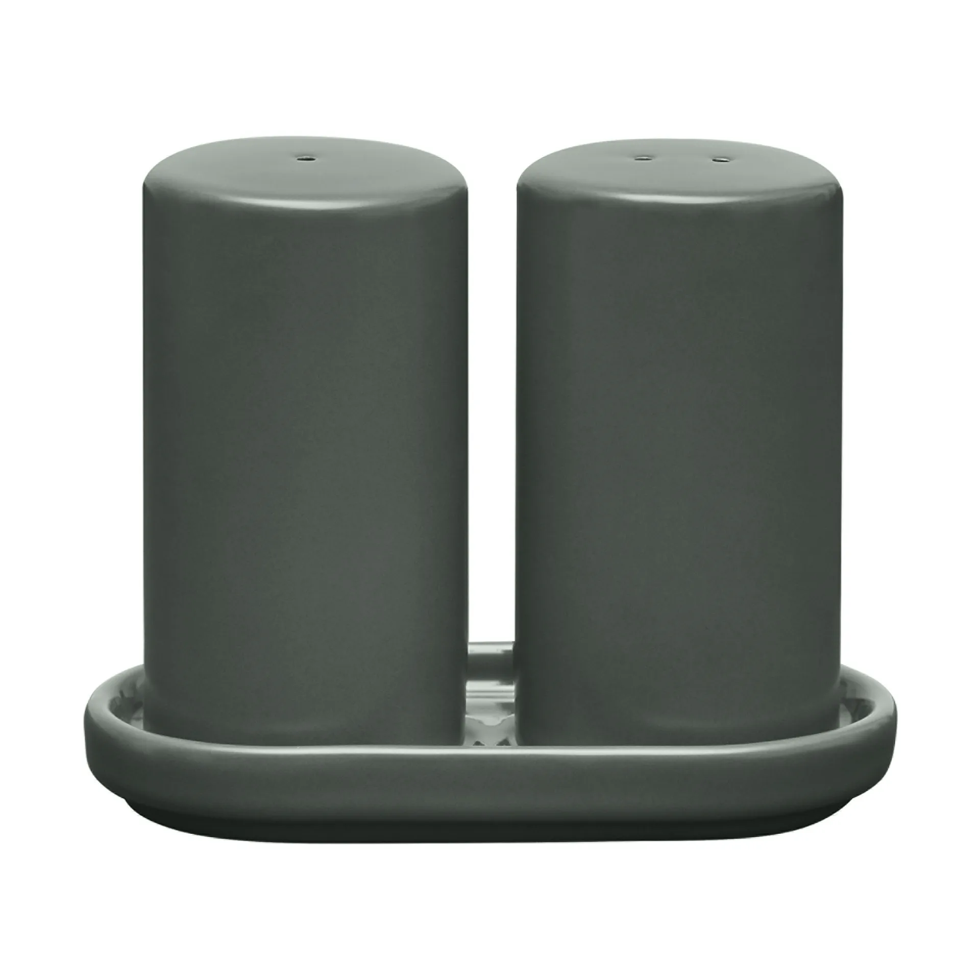blomus Pilar salt- og pebersæt 2 dele Agave Green, Ø4,5×11,5 cm